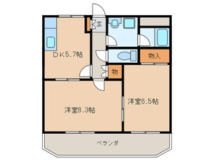 メゾンＴ．Ｋの物件間取画像